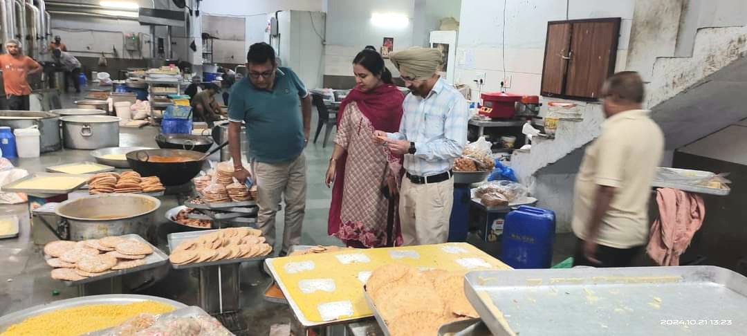 Checking of sweet shops by food safety team